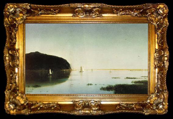 framed  John Frederick Kensett Shrewsbury River, ta009-2
